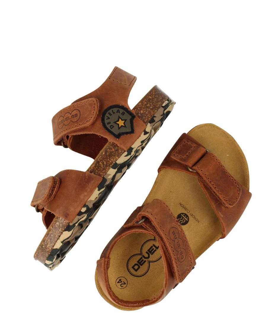 Boys Sandal Patch Cognac 4 Boys Sandal Patch Cognac – Image 4