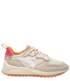 Diadora Jolly Suede Mesh Bianco Sospiro-Rosa Pastello A