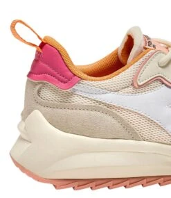 Diadora Jolly Suede Mesh Bianco Sospiro-Rosa Pastello A -Chaussures Promotion Boutique 501 179561 c9480 5