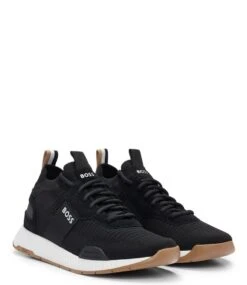 Boss Titanium Runn Knst N 10232616 Charcoal -Chaussures Promotion Boutique 50498245 014 3