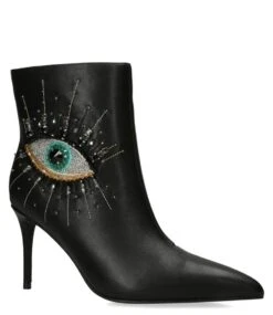 KURT GEIGER Belgravia Eye Ankle Boot Black -Chaussures Promotion Boutique 540000109 00 3
