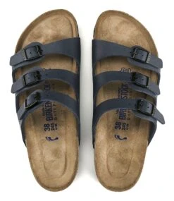 Birkenstock Florida BF SFB Narrow Blue -Chaussures Promotion Boutique 554711 554713 5
