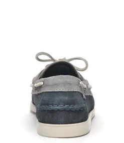 Sebago Docksides Portland Jib Blue Navy DarkGrey MdGrey -Chaussures Promotion Boutique 70014j0 976 4