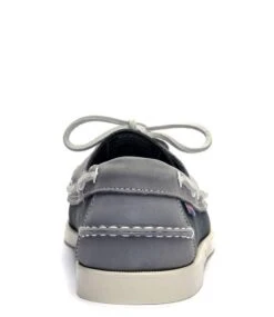 Sebago Docksides Portland Spinnaker Nubuck Blue Navy Grey -Chaussures Promotion Boutique 7001se0 n23 3