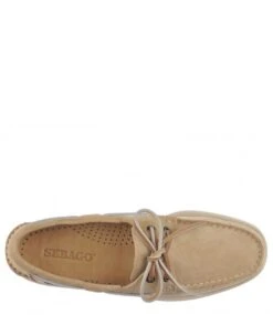 Sebago Docksides Portland Flesh Out Beige Camel -Chaussures Promotion Boutique 7111ptw 906 3