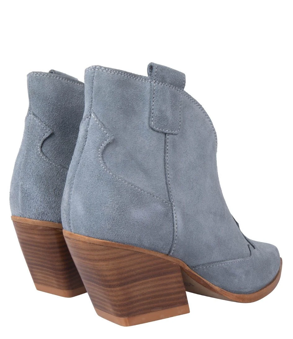 Women Western Low Blue Suede 2 Women Western Low Blue Suede – Image 2