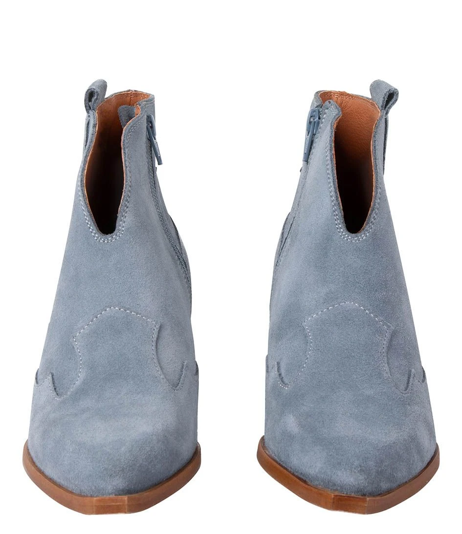 Women Western Low Blue Suede 3 Women Western Low Blue Suede – Image 3