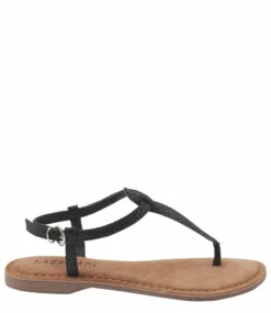 Lazamani Sandals Snake Black