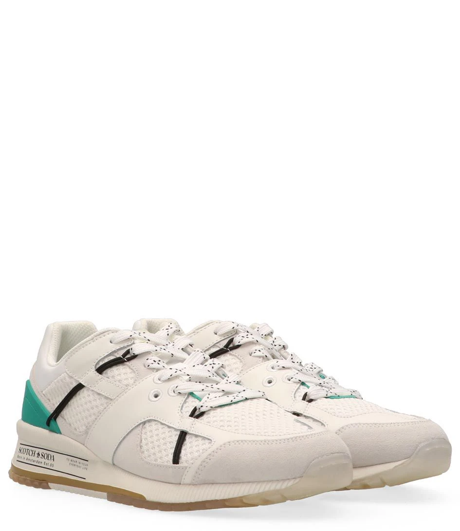 Scotch And Soda Vivex 12A White-Green 2 Scotch And Soda Vivex 12A White-Green – Image 2