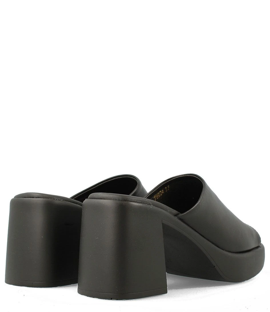 Heel Mule Black Nappa 3 Heel Mule Black Nappa – Image 3