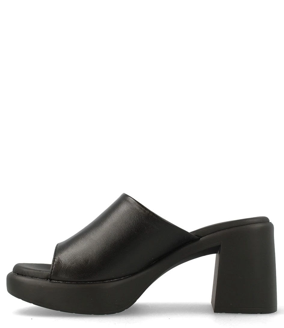 Heel Mule Black Nappa 4 Heel Mule Black Nappa – Image 4