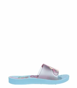 Ipanema Urban Slide Kids Blue/Pink -Chaussures Promotion Boutique 83349 ah858 4 jpg