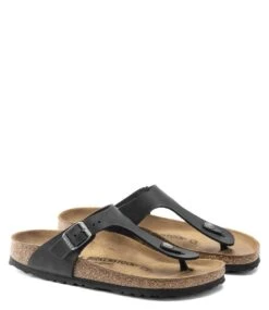 Birkenstock Gizeh NU Oiled Regular Black 9 Birkenstock Gizeh NU Oiled Regular Black -Chaussures Promotion Boutique 845251 black 4