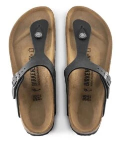 Birkenstock Gizeh NU Oiled Regular Black 10 Birkenstock Gizeh NU Oiled Regular Black -Chaussures Promotion Boutique 845251 black 5