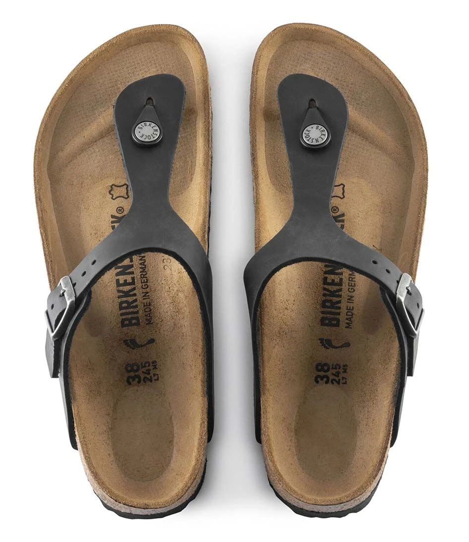 Birkenstock Gizeh NU Oiled Regular Black 5 Birkenstock Gizeh NU Oiled Regular Black – Image 5