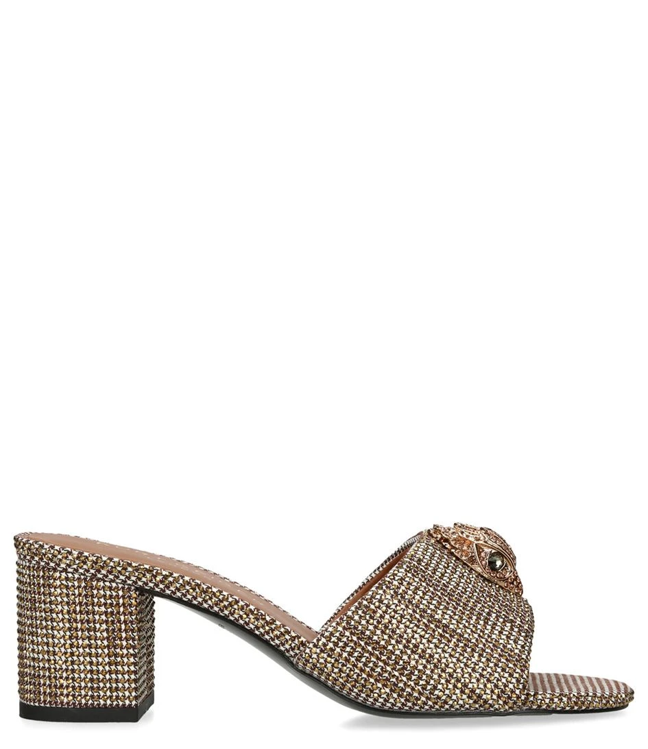 KURT GEIGER Kensington Block Mule Beige 1 KURT GEIGER Kensington Block Mule Beige