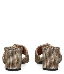 KURT GEIGER Kensington Block Mule Beige 6 KURT GEIGER Kensington Block Mule Beige -Chaussures Promotion Boutique 9787540609 3