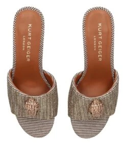 KURT GEIGER Kensington Block Mule Beige 7 KURT GEIGER Kensington Block Mule Beige -Chaussures Promotion Boutique 9787540609 4