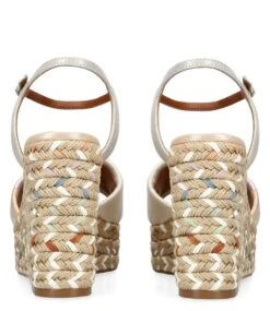 KURT GEIGER Kensington Espadrille Wedge Metal Comb -Chaussures Promotion Boutique 9791765209 4