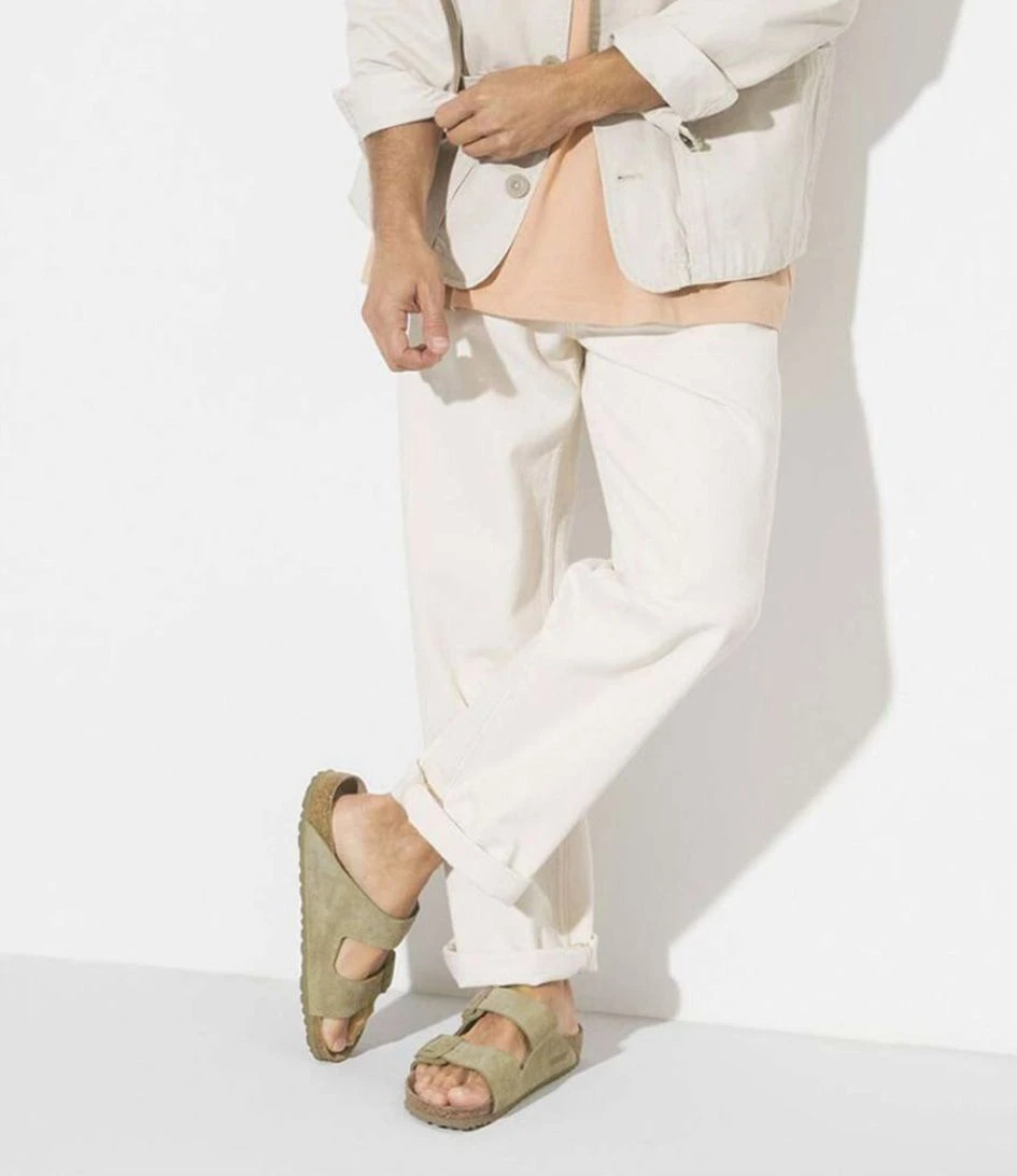 Birkenstock Arizona SFB VL Narrow Faded Khaki 2 Birkenstock Arizona SFB VL Narrow Faded Khaki – Image 2