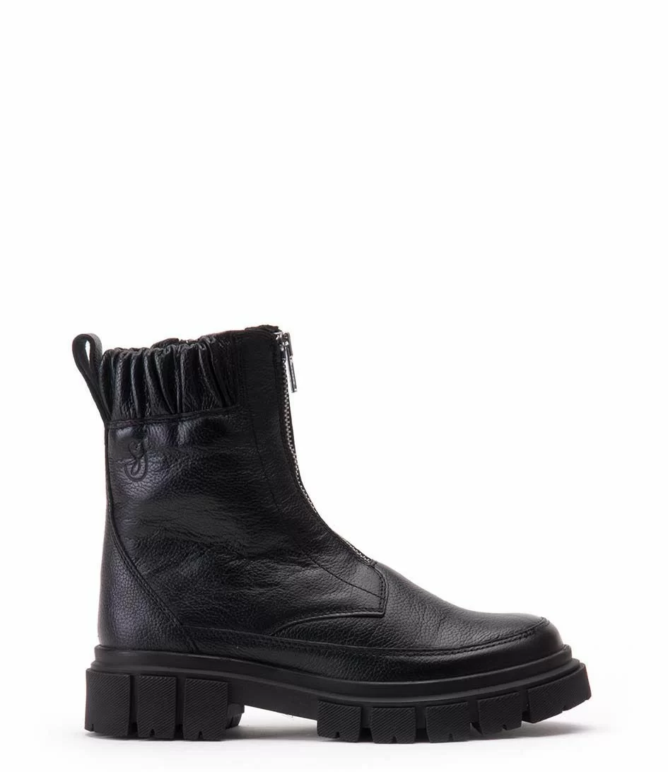 Zipper Boot Kids Black 1 Zipper Boot Kids Black