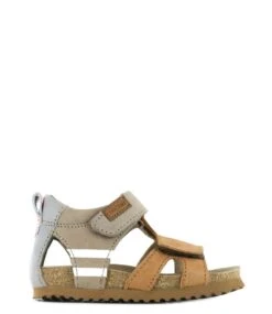 Bio Sandaal Grey Cognac