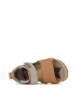 Bio Sandaal Grey Cognac -Chaussures Promotion Boutique bi23s086 c 4