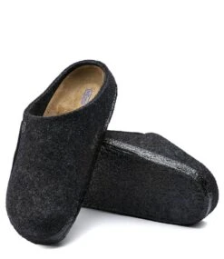 Birkenstock Zermatt Narrow Filz Soft Cozy Home Anthracite -Chaussures Promotion Boutique birkenstock 1014933 2