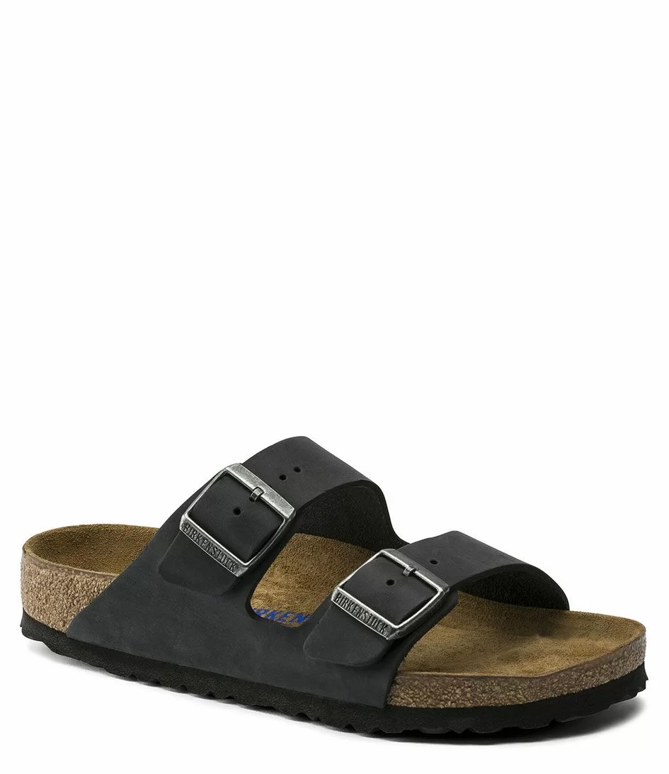Birkenstock Arizona NU Oiled SFB Regular Black 1 Birkenstock Arizona NU Oiled SFB Regular Black