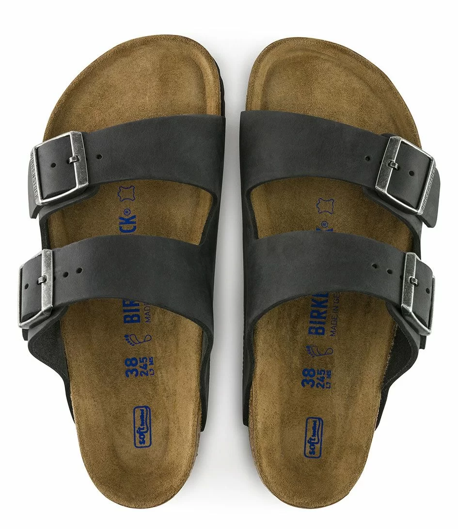 Birkenstock Arizona NU Oiled SFB Regular Black 5 Birkenstock Arizona NU Oiled SFB Regular Black – Image 5