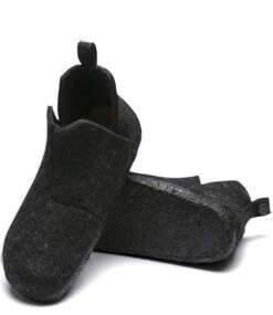 Birkenstock Andermatt Narrow Filz Soft Cozy Home Anthracite 10 Birkenstock Andermatt Narrow Filz Soft Cozy Home Anthracite -Chaussures Promotion Boutique birkenstock andermatt narrow filz soft cozy home anthracite duo