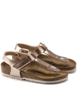 Birkenstock Kairo HL K Electric Metallic Narrow Copper -Chaussures Promotion Boutique birkenstock kairo hl k electric metallic narrow copper front 2