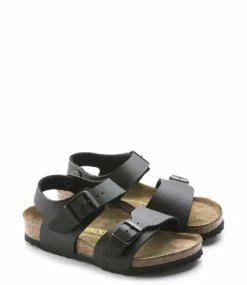 Birkenstock New York Kids BF Narrow Black -Chaussures Promotion Boutique birkenstock new york kids bf narrow 187603 black pair4 jpg