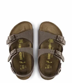 Birkenstock Rio Kids Narrow Easy Nubuck Mocha 7 Birkenstock Rio Kids Narrow Easy Nubuck Mocha -Chaussures Promotion Boutique birkenstock riokidsnarroweasynubuck slipper mocha sandal 1012506 bovenkant jpg