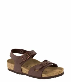 Birkenstock Rio Kids Narrow Easy Nubuck Mocha