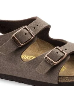 Birkenstock Roma Kids BFBC Narrow Mocha 11 Birkenstock Roma Kids BFBC Narrow Mocha -Chaussures Promotion Boutique birkenstock roma kids bfbc narrow lichtbruin detail