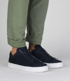 Blackstone Mitchell Dark Denim -Chaussures Promotion Boutique blackstone sneaker pm56 donkerblauw 6