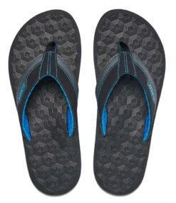 Reef The Ripper Black/Blue -Chaussures Promotion Boutique ci8648 31 3