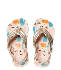 Reef Little Ahi Cool Cats 9 Reef Little Ahi Cool Cats -Chaussures Promotion Boutique cj3692 4