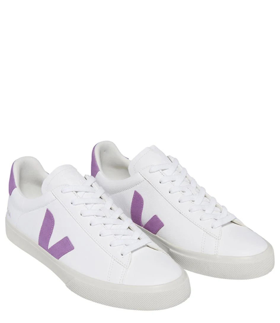 Veja Campo Chromefree Leather Extra-White-Mulberry 2 Veja Campo Chromefree Leather Extra-White-Mulberry – Image 2