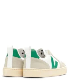 Veja Small V-10 Laces Chromefree Extra White Emeraude Almond -Chaussures Promotion Boutique cx0503225c 3
