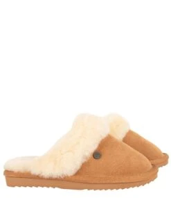 Warmbat Flurry Kids Suede Cognac