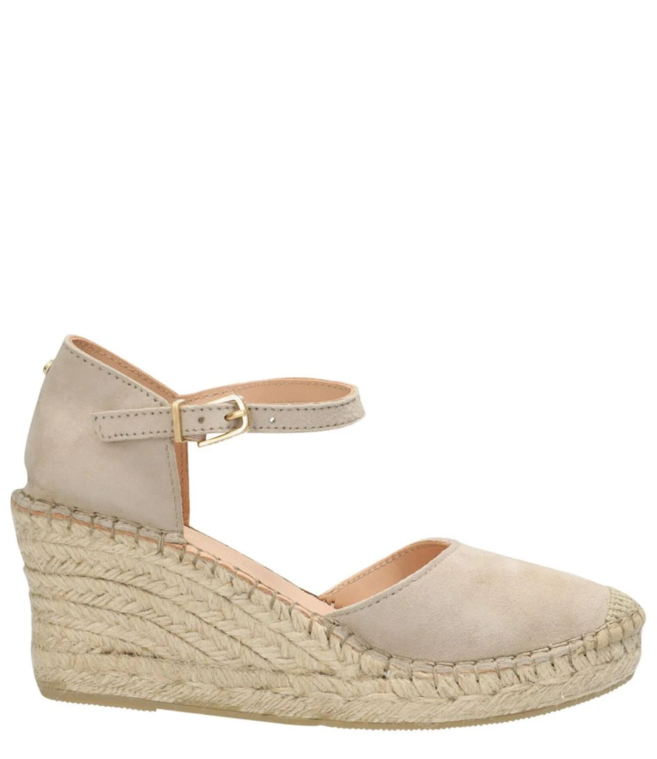 Fred De La Bretonière Clare Kiki Espadrille Suede Taupe 1 Fred De La Bretonière Clare Kiki Espadrille Suede Taupe