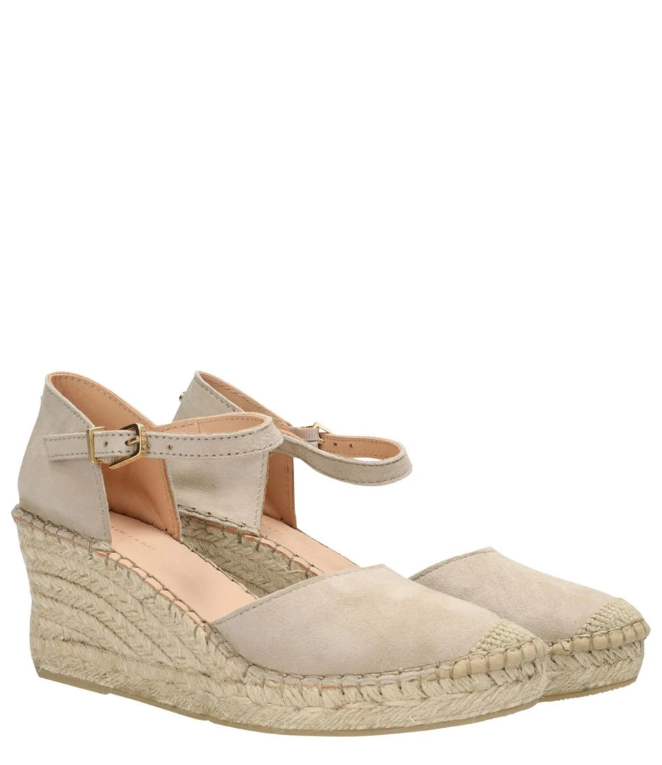 Fred De La Bretonière Clare Kiki Espadrille Suede Taupe 2 Fred De La Bretonière Clare Kiki Espadrille Suede Taupe – Image 2
