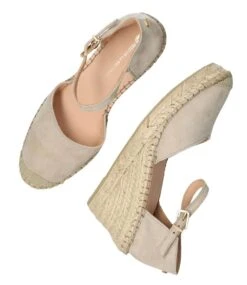 Fred De La Bretonière Clare Kiki Espadrille Suede Taupe 9 Fred De La Bretonière Clare Kiki Espadrille Suede Taupe -Chaussures Promotion Boutique fr001502641w 2007 4