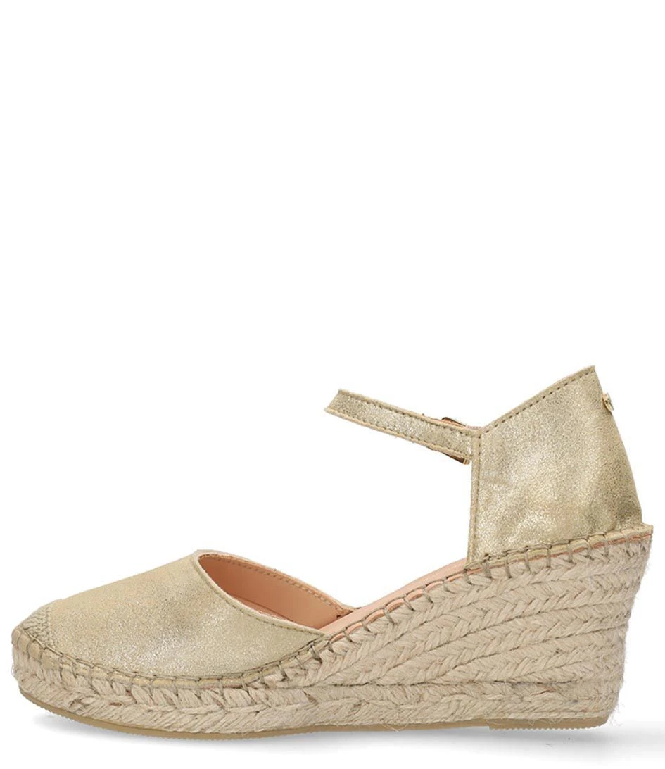 Fred De La Bretonière Clare Kiki Espadrille Metal Sde Champagne 5 Fred De La Bretonière Clare Kiki Espadrille Metal Sde Champagne – Image 5