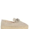 Fred De La Bretonière June Li Espadrille Suede Taupe