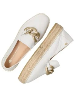 Fred De La Bretonière June Li Espadrille Leather White 9 Fred De La Bretonière June Li Espadrille Leather White -Chaussures Promotion Boutique fr001503441w 3000 4