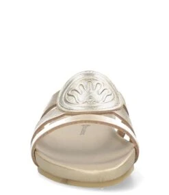 Fred De La Bretonière Clover Si Slipper Vachetta Light Gold -Chaussures Promotion Boutique fr001601841w 8501 4