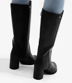 Matt & Nat Aley High Heel Boot Black -Chaussures Promotion Boutique fw22 shoes aley black 3